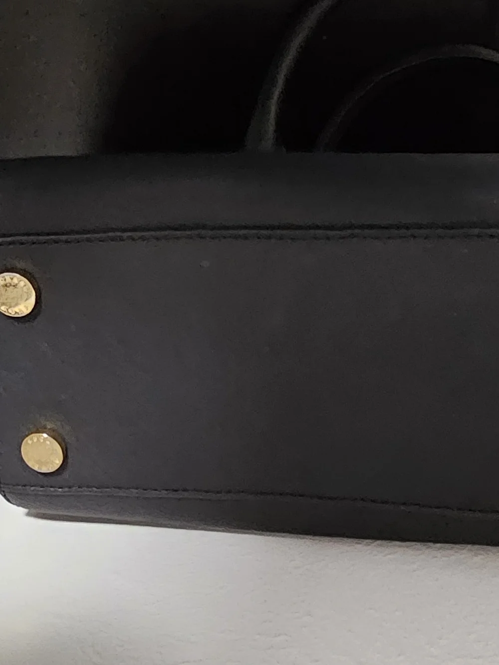 Michael Kors Selma Medium Saffiano Leather Satchel - Black (with Strap)